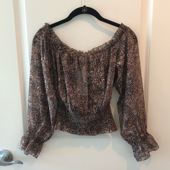 L’AGENCE Lilia Off Shoulder Top NWT Size XS - Picture 7 of 16